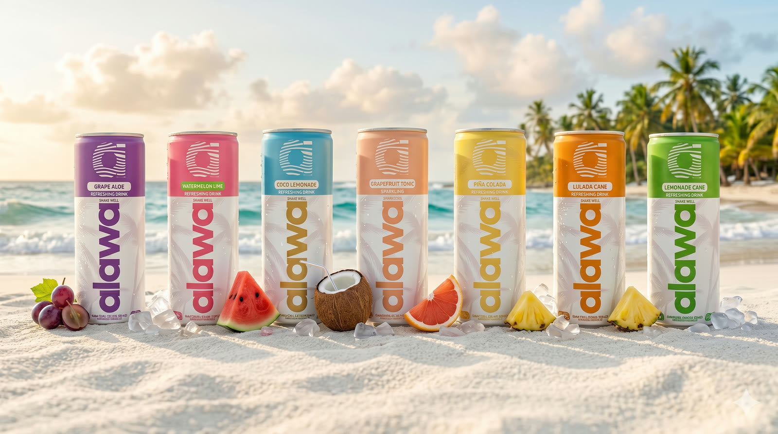 El lineup en la playa