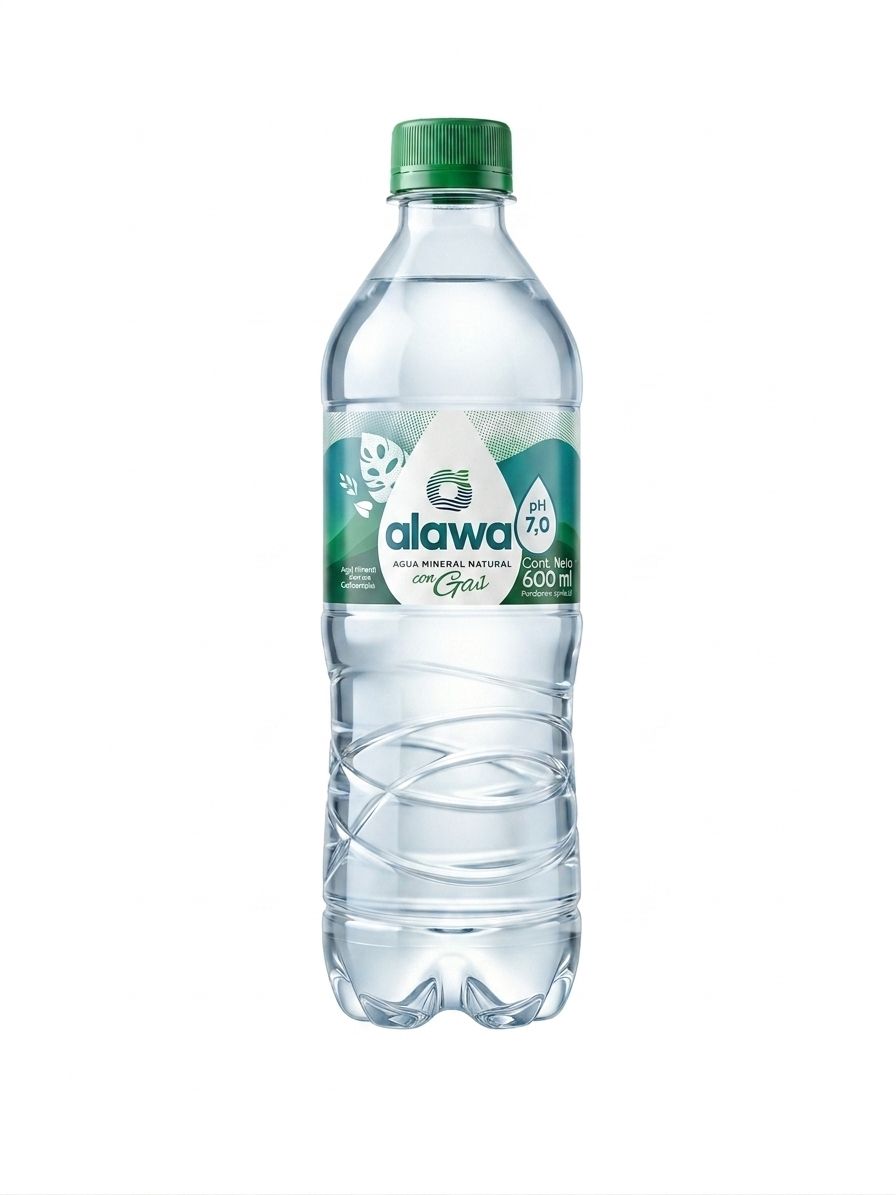 Agua Mineral Natural con Gas 600 ml